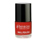 benecos natural nail polish vintage red