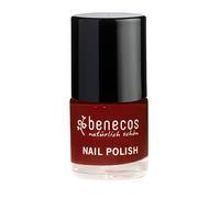 benecos natural nail polish cherry red