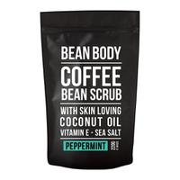 bean body coffee bean scrub 220g peppermint