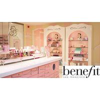 benefit makeover with champagne and gift card for two