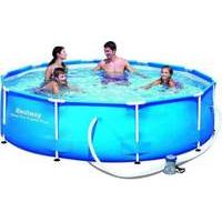 bestway steel pro frame pool 305x76cm with pump 4678l outdoor toys
