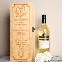 Bespoke Wedding Wooden Wine Box