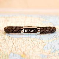 Bespoke Brown Leather Bracelet