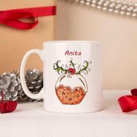 Bespoke Christmas Pudding Mug