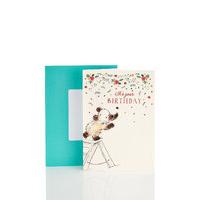 Bear & Bird Ladder Card