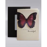 beautiful butterfly birthday card