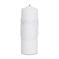 Beverly Clark Venetian Elegance Collection Unity Candle - White