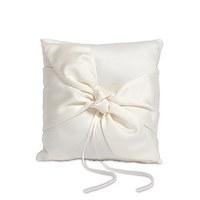 beverly clark tie the knot collection ring cushion ivory