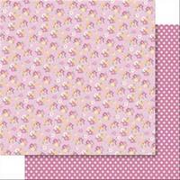 bella baby girl double sided 200gsm cardstock 12x12 floral 273304