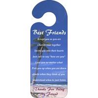 Best Friends Poem Door Hanger