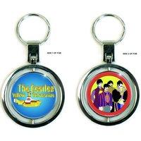 Beatles - Keyring Yellow Submarine (in 4, 5cm x 2, 4 Cm)