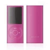 Belkin Sonic Wave Two-Tone Silicone Sleeve for iPod nano 4th Generation (Pink/Translucent White)