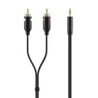 Belkin Audio Portable Cable 3.5mm Male/ Male In Black 5m