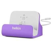Belkin Iphone 5 / 5s Charge And Sync Desktop Dock - Purple