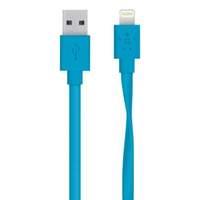 Belkin Flat 2.4amp Lightning Sync and Charge Cable Compatible With Apple Iphone 5/ipad Mini/ipad 4 In Blue 1.2m
