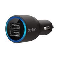 Belkin Universal Dual Usb Car Charger 2 X 2.1 Amp In Black