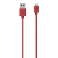 Belkin 1.2m Mixit Charge And Sync Cable For Apple Lightning Red