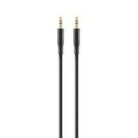 belkin audio portable cable 35mm male male gold plated in black 2m