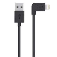 Belkin 90 Angled 2.4amp Lightning Sync and Charge Cable Compatible With Apple Iphone 5/ipad Mini/ipad 4 In Black 1.2m