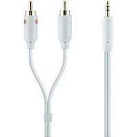 Belkin Audio Portable Cable 3.5mm/2xrca Female/ Male Gold Plated In White 2m