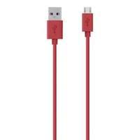 Belkin Mixit Colour Range 2m Micro Usb Cable In Red