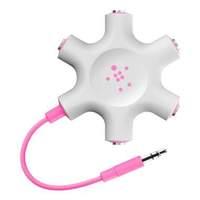 Belkin Rockstar Universal Multi-headphone Splitter; Pink