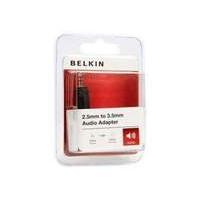 Belkin 2.5mm/3.5mm Male/ Female Audio Adapter In Black