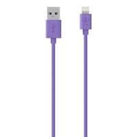 belkin 12m mixit charge and sync cable for apple lightning purple