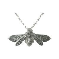 bee pewter pendant