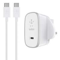 Belkin 15w Usb-c Mains Charger With Cable - White