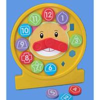 Beautiful Beginnings Teach Time Puzzle Clock - Assorted Colours