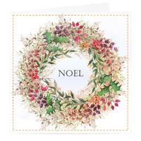 beautiful wreath card