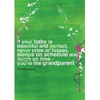Beautiful and Perfect | New Grandparents Card