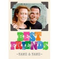 Best Friends | Photo Friendship Card