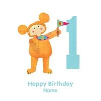Bear 1 | Children\'s Birthday Card