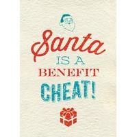 benefit cheat funny christmas card bc1435