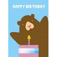 Bear Cake | Birthday Card | JA1038