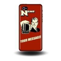 beer personalised phone cases