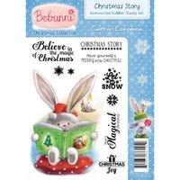 Bebunni Christmas Unmounted Rubber Stamp - Christmas Story Stamp