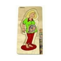 beleduc 5 layer wooden puzzle mother