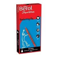 Berol Handwriting Pens 0.6 mm Line Width Water-based Ink - Pack of 144 Pens (Bulk Pack) From January to December 2017