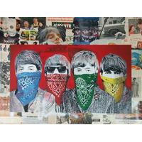 Beatles Banditos - Red By Mr Brainwash