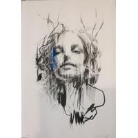 becoming sapphire blue by carne griffiths