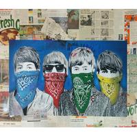 Beatles Banditos - Blue By Mr Brainwash