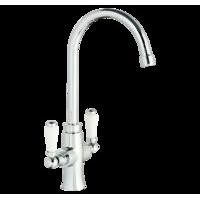 bern classic dual lever kitchen mixer tap