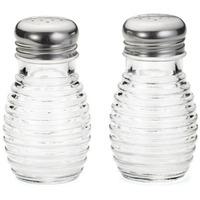 Beehive Glass Salt & Pepper Shakers (Set of 2)