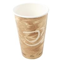 Benders Caffe Disposable Hot Cups 16oz x1000 Pack of 1000