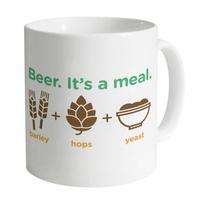 Beer It\'s A Meal Mug