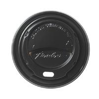 Benders Barrier Hot Cup Domed Sip Lid Black 8/9/10oz Pack of 1000