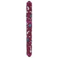 beautiful sparkle embellish mosaic beads diamante detail ball point sh ...